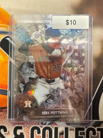 2026 Topps Chrome MLB X Cactus Jack Brice Matthews Rookie Refractor