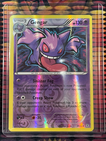 Pokémon Gengar Reverse Holo Generations 35/83