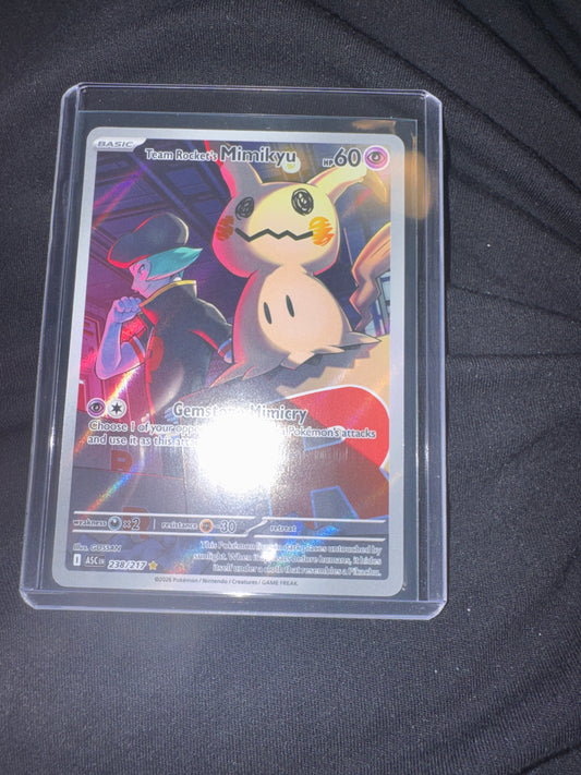 Pokemon Team Rocket’s Mimikyu 238/217 Ascended Heroes