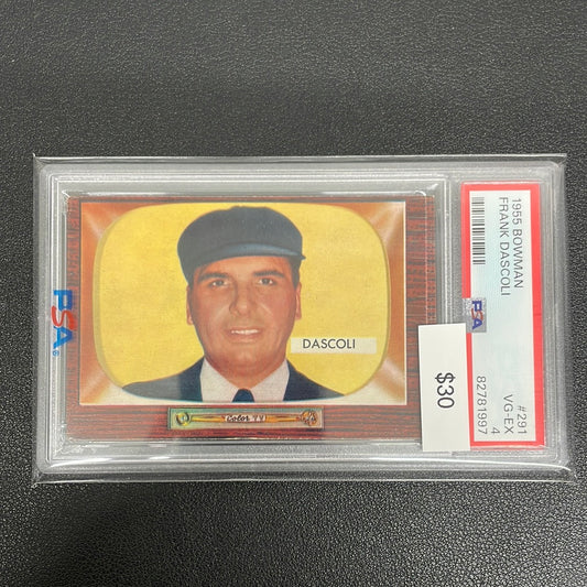 1955 Bowman Frank Dascoli PSA 4