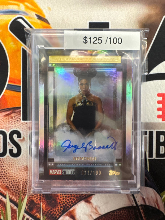 2025 Topps Marvel The Collector’s Museum Ramonda Autograph /100 Angela Bassett