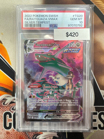 Pokemon Rayquaza VMAX TG20/TG30 PSA 10