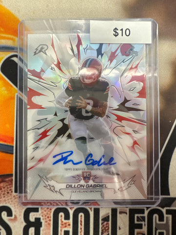 2026 Topps Resurgence NFL Dillon Gabriel Rookie Autograph Refractor