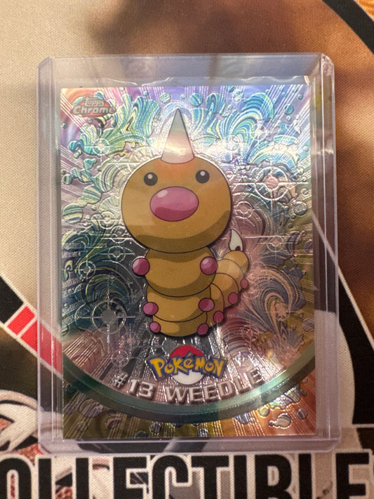 2000 Topps Chrome Pokemon Weedle TV Animation Series #13