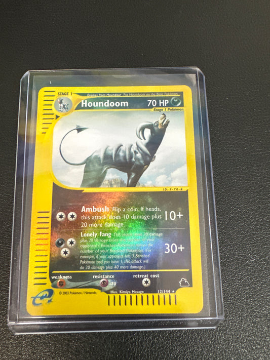 Pokemon Houndoom 12/144 reverse holo