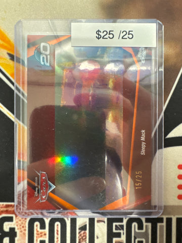 2026 Topps Chrome Disney Sleepy Mack 20th Anniversary Orange Refractor /25