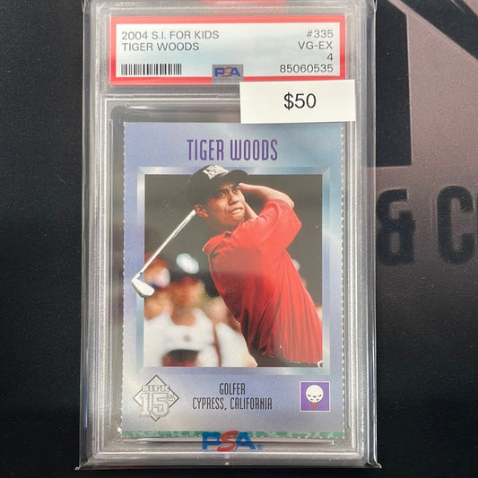 2004 Tiger Woods Sports Illustrated For Kids PSA 4