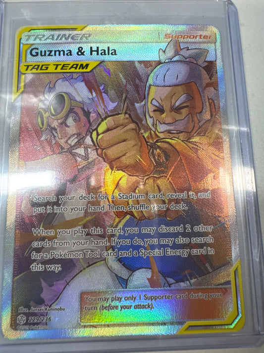 Pokemon Guzma & Hala 229/236 Cosmic Eclipse