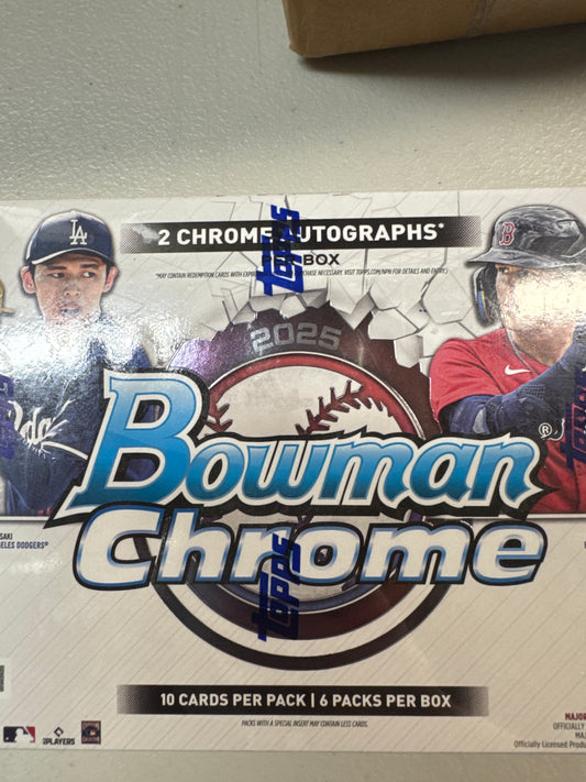 2025 Bowman Chrome MLB hobby