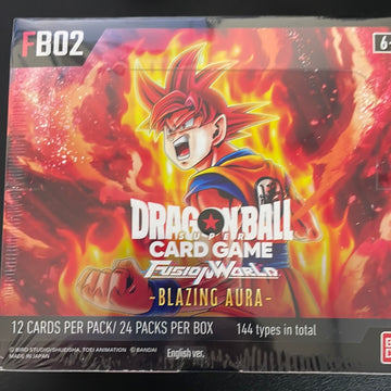 Dragon Ball Fusion World Blazing Aura booster box sealed