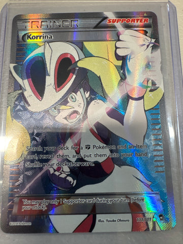 Pokémon Korrina 111/111 Furious Fists LP