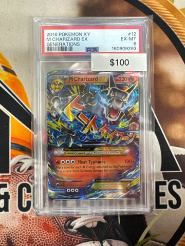 Pokémon M Charizard EX Generations 12/83 PSA 6