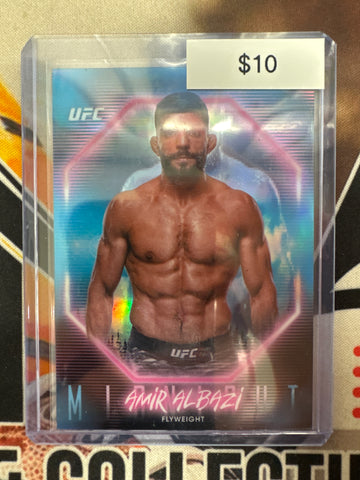 2025 Topps Midnight UFC Amir Albazi Refractor