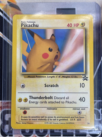Pokémon Pikachu WOTC Snap Promo 26 NM-