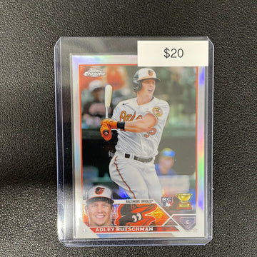 2023 MLB Adley Rutschman Topps Chrome Refractor Rookie