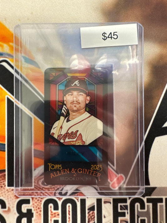 2023 Topps Allen & Ginter Austin Riley Mini Stained Glass SP