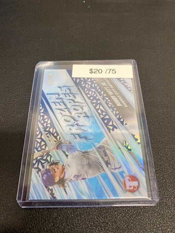 2024 Topps Pristine MLB Bobby Witt Jr Frozen Ropes Blue /75