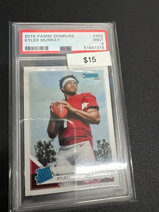 2019 Donruss Kyler Murray PSA 9