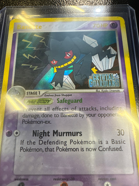 Pokemon Banette 1/100 reverse holo Crystal Guardians