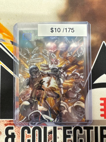 2025 Topps Star Wars Galaxy The Empire Blue Raywave Refractor /175
