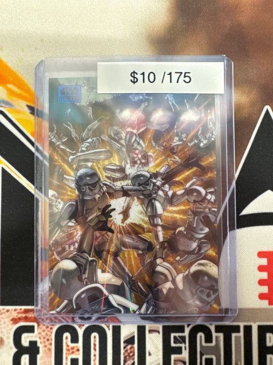 2025 Topps Star Wars Galaxy The Empire Blue Raywave Refractor /175