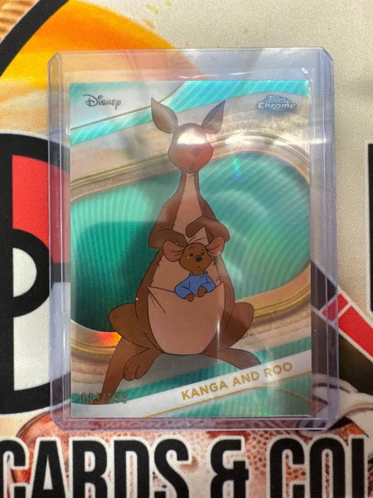 2025 Topps Chrome Disney Kanga & Roo Aqua Refractor /199
