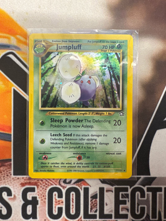 Pokémon Neo Genesis Jumpluff Holo 7/111 NM
