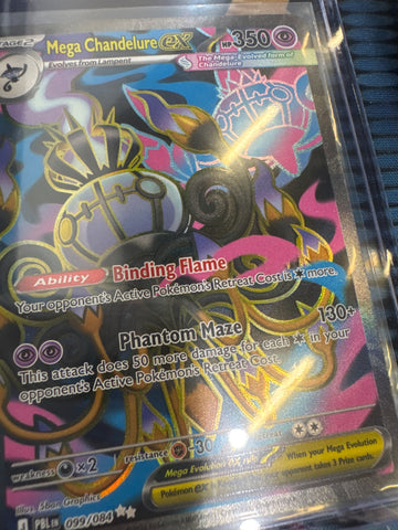 Pokemon Mega Chandelure ex 099/084 Pitch Black