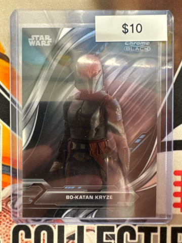 2025 Topps Chrome Black Star Wars Bo-Katan Kryze Base Card