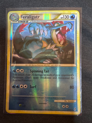 Pokemon Feraligatr 25/95 Call of Legends reverse holo MP