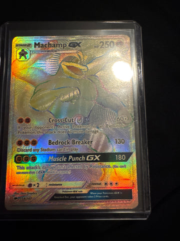 Pokemon Machamp GX 154/147 Burning Shadows LP