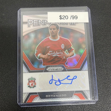 2023-24 Prizm Premier League Soccer Jamie Redknapp Penmanship Auto /99