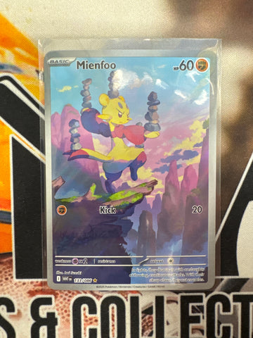 Pokémon Mienfoo 133/086 White Flare Illustration Rare