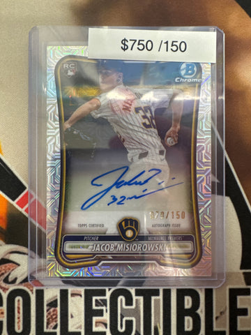 2026 Topps Bowman Jacob Misiorowski Rookie Mojo Autograph /150