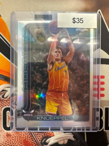 2026 Topps Chrome NBA Update Kon Knueppel Rookie Refractor