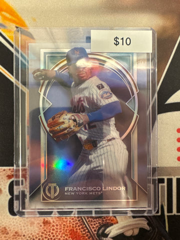 2026 Topps Tribute MLB Francisco Lindor Base Refractor