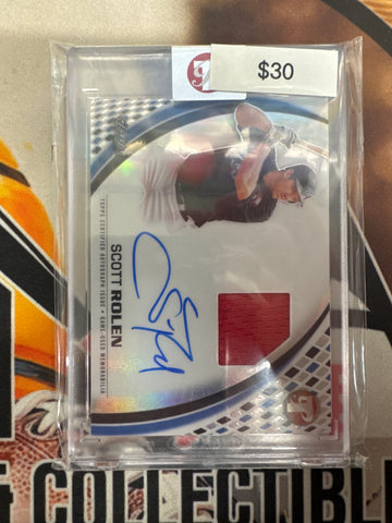 2026 Topps Pristine MLB Scott Rolen Pristine Pieces Autograph Relic Refractor