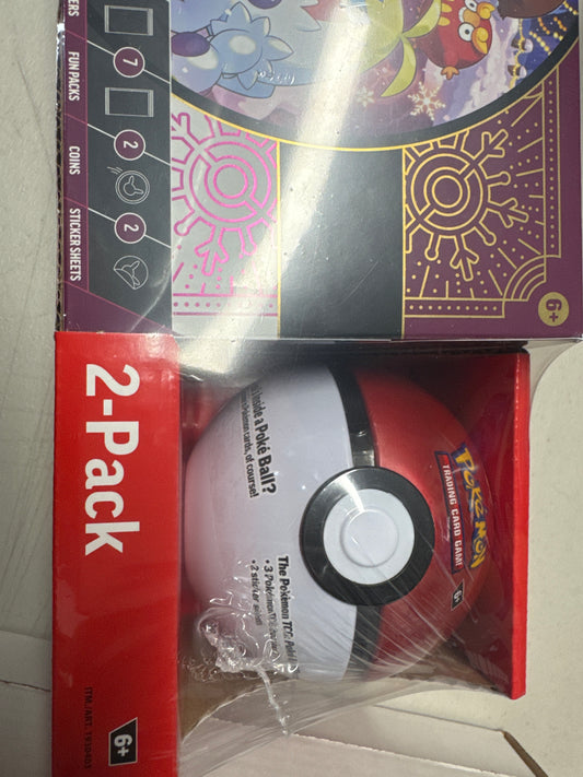 Pokemon 2 pack Holiday Calendar (2025) and poke ball