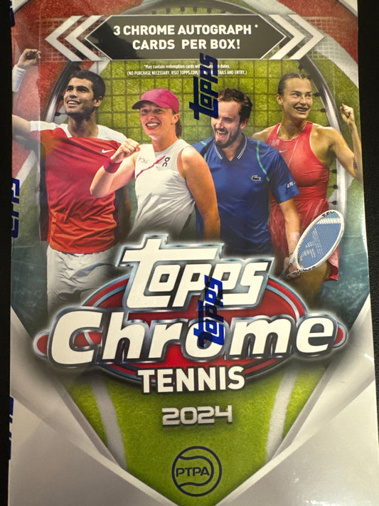 2024 Topps Chrome Tennis Hobby