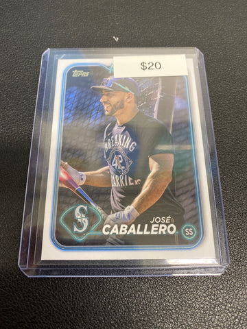 2024 Topps MLB Series Two Jose Caballero Gold Back SSP