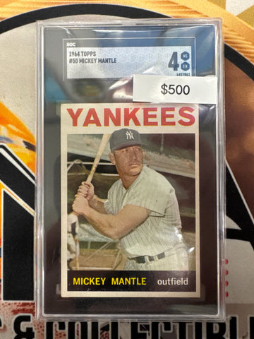 1964 Topps Baseball Mickey Mantle SGC 4