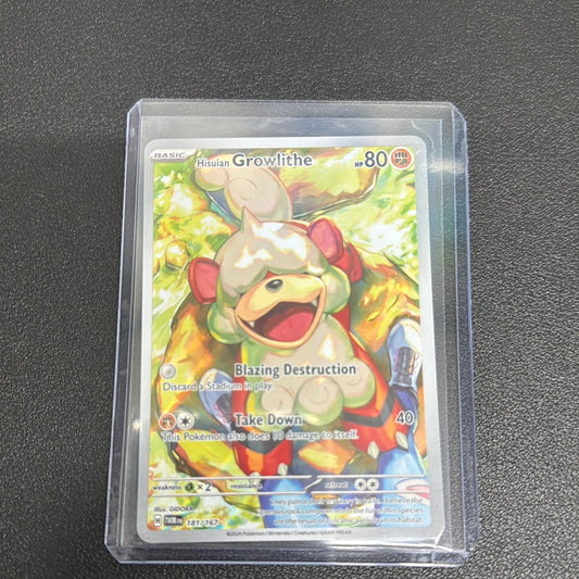 Pokemon Hisuian Growlithe 181/167 Twilight Masquerade