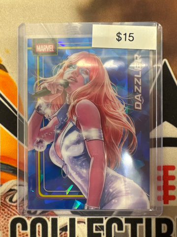 2026 Topps Chrome Marvel Sapphire Dazzler Sapphire Base