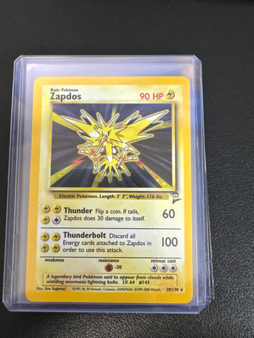 Pokémon Zapdos Base Set 2 Holo 20/130