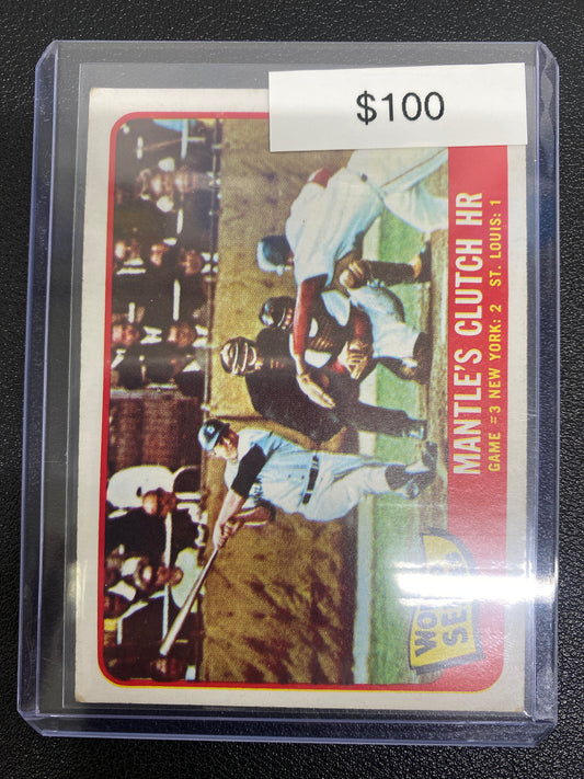 1965 Topps Mantle’s Clutch HR