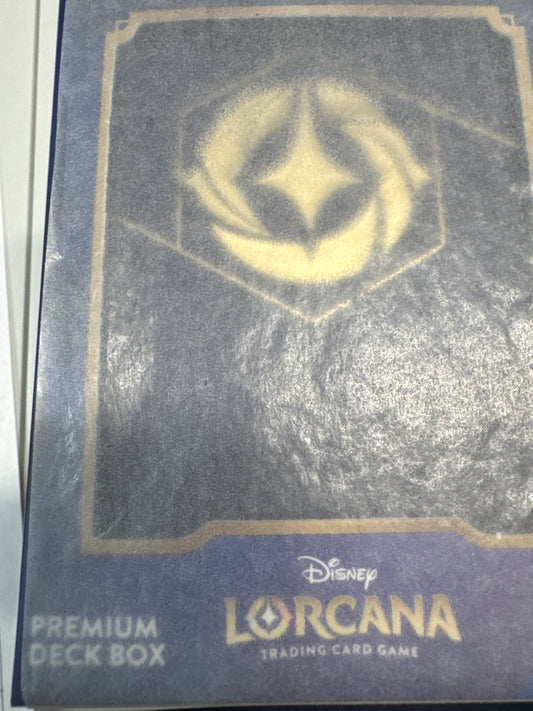 Disney Lorcana Premium Deck Box branded