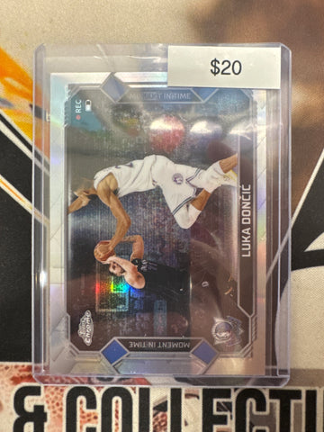 2026 Topps Chrome NBA Update Luka Doncic Moment In Time Refractor