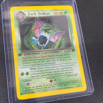 Pokémon Dark Golbat Team Rocket 1st Edition Holo