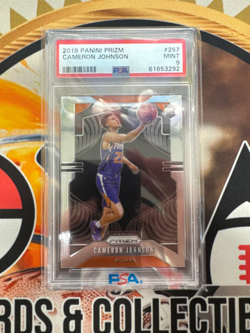 2019 Panini Prizm NBA Cameron Johnson Rookie PSA 9