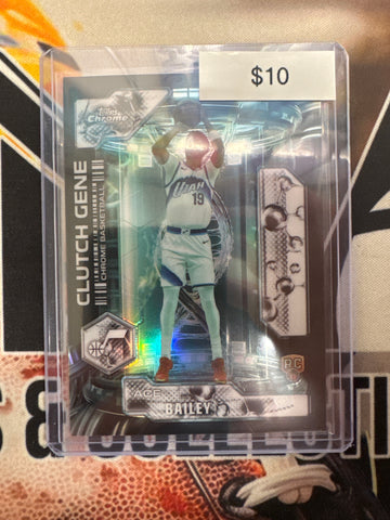 2026 Topps Chrome NBA Update Ace Bailey Rookie Clutch Gene Refractor